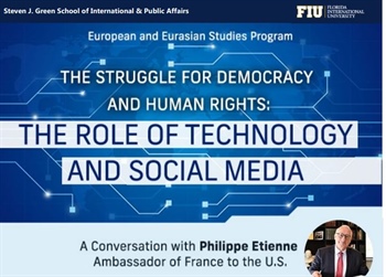 The Struggle for Democracy and Human Rights: The Role of Technology and Social Media (Free Webinar)